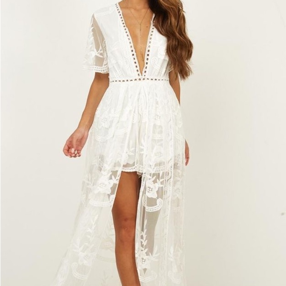 Showpo Lets Get Loud Maxi Playsuit